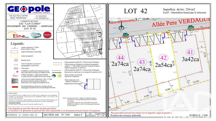 Ma-Cabane - Vente Terrain Elne, 254 m²