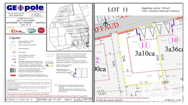 Ma-Cabane - Vente Terrain Elne, 310 m²