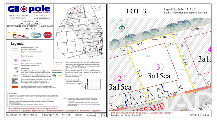 Ma-Cabane - Vente Terrain Elne, 315 m²