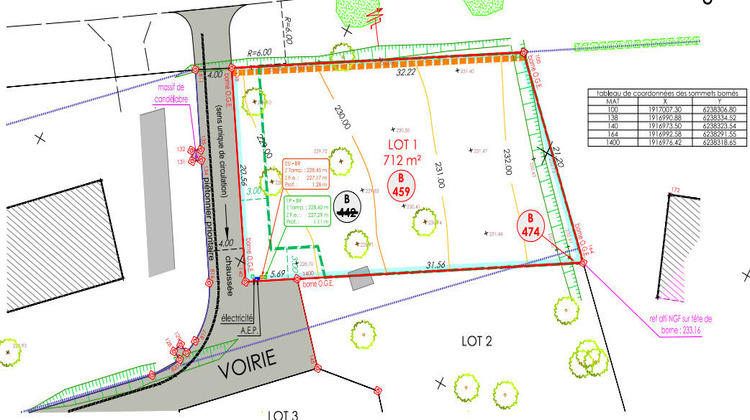 Ma-Cabane - Vente Terrain EMAGNY, 712 m²