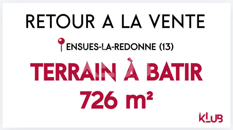 Ma-Cabane - Vente Terrain ENSUES-LA-REDONNE, 726 m²