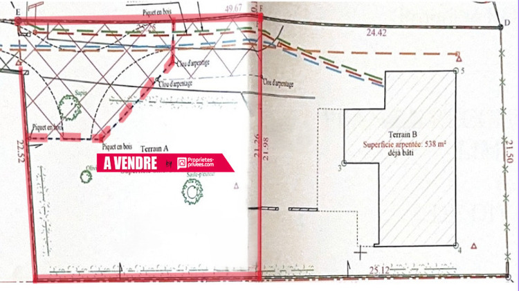 Ma-Cabane - Vente Terrain ENTRAIGUES SUR LA SORGUE, 360 m²