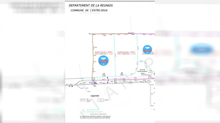 Ma-Cabane - Vente Terrain Entre-Deux, 325 m²