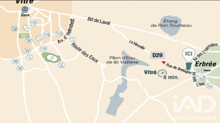 Ma-Cabane - Vente Terrain Erbrée, 468 m²