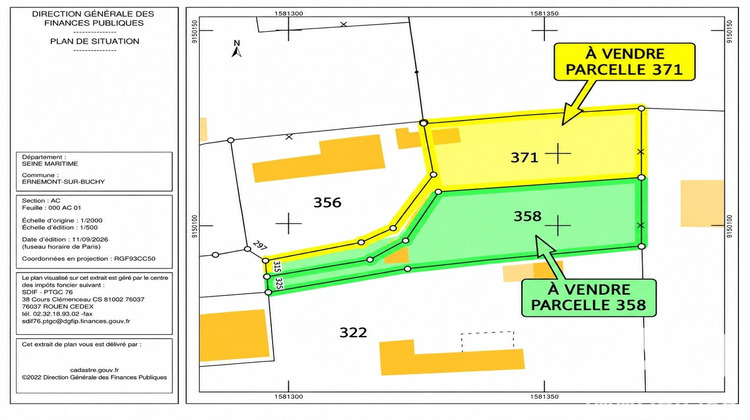 Ma-Cabane - Vente Terrain Ernemont-sur-Buchy, 914 m²