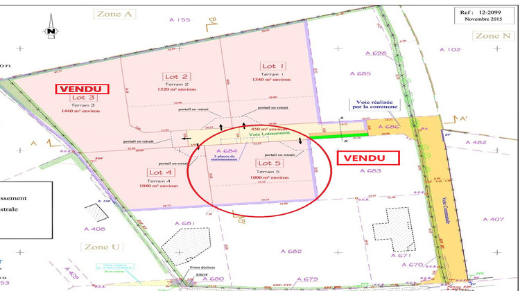 Ma-Cabane - Vente Terrain Espinasse-Vozelle, 1000 m²