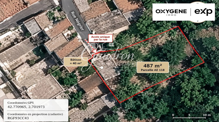 Ma-Cabane - Vente Terrain Estagel, 487 m²