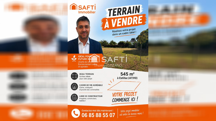 Ma-Cabane - Vente Terrain Estillac, 545 m²