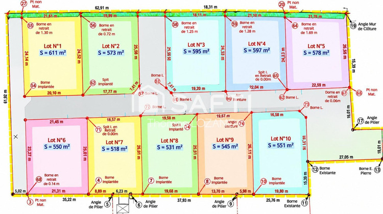 Ma-Cabane - Vente Terrain Estillac, 551 m²