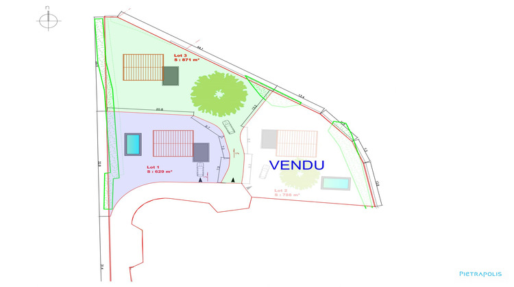 Ma-Cabane - Vente Terrain Estrablin, 629 m²