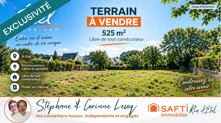 Ma-Cabane - Vente Terrain Etel, 525 m²