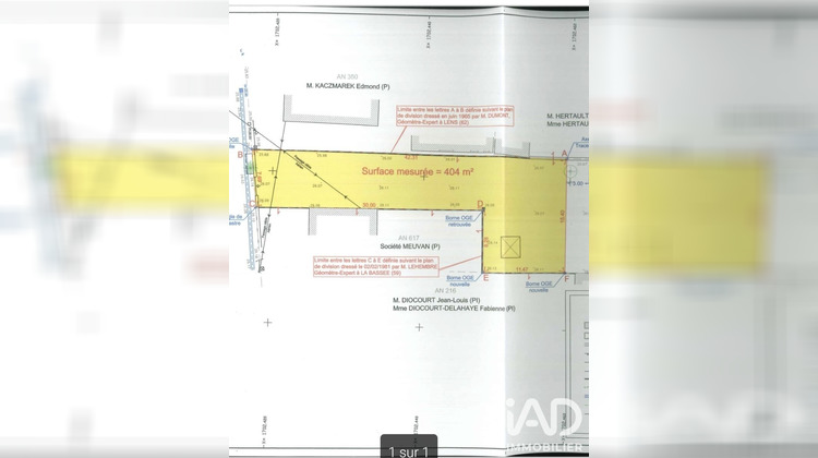 Ma-Cabane - Vente Terrain Evin Malmaison, 404 m²