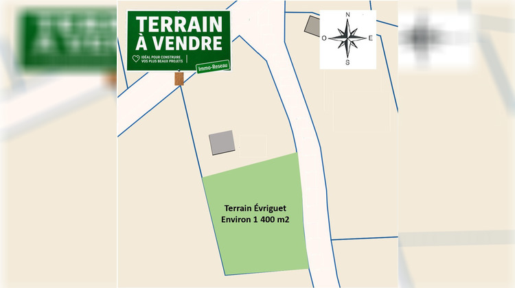 Ma-Cabane - Vente Terrain EVRIGUET, 1400 m²