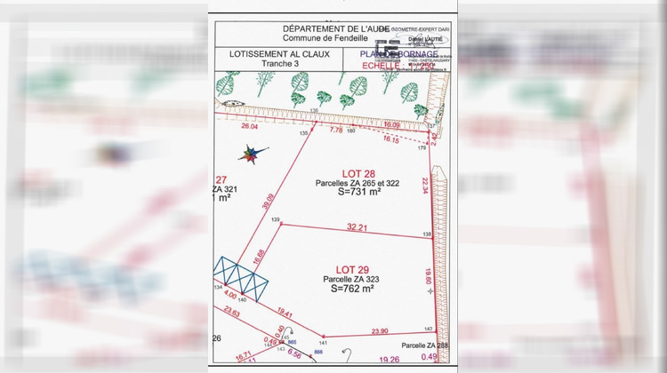 Ma-Cabane - Vente Terrain Fendeille, 731 m²