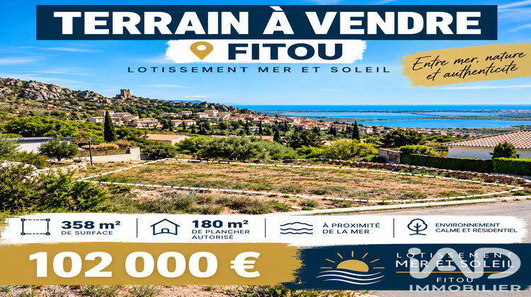 Ma-Cabane - Vente Terrain Fitou, 358 m²