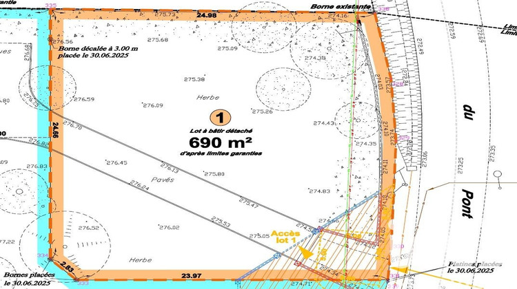 Ma-Cabane - Vente Terrain Fleurieux-sur-l'Arbresle, 690 m²