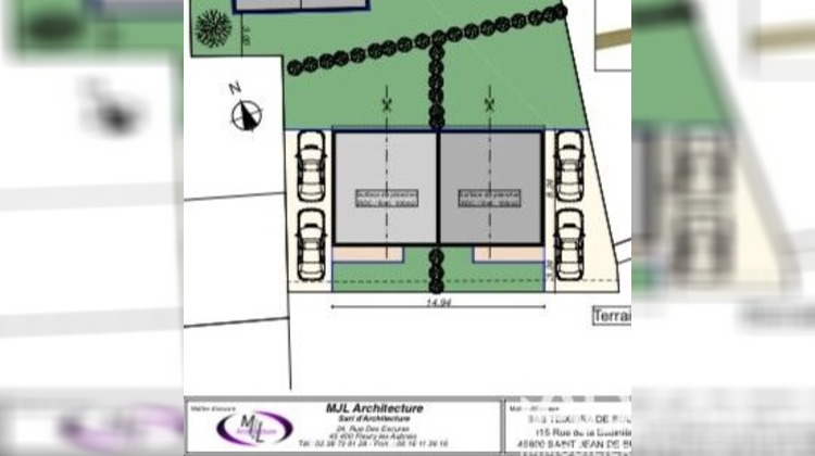 Ma-Cabane - Vente Terrain Fleury-les-Aubrais, 1050 m²