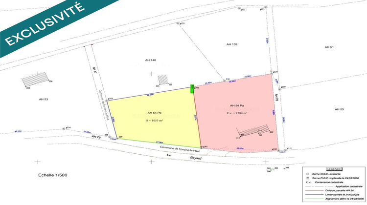 Ma-Cabane - Vente Terrain Foncine-le-Haut, 1053 m²