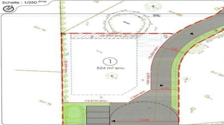 Ma-Cabane - Vente Terrain Fontenay-le-Pesnel, 524 m²
