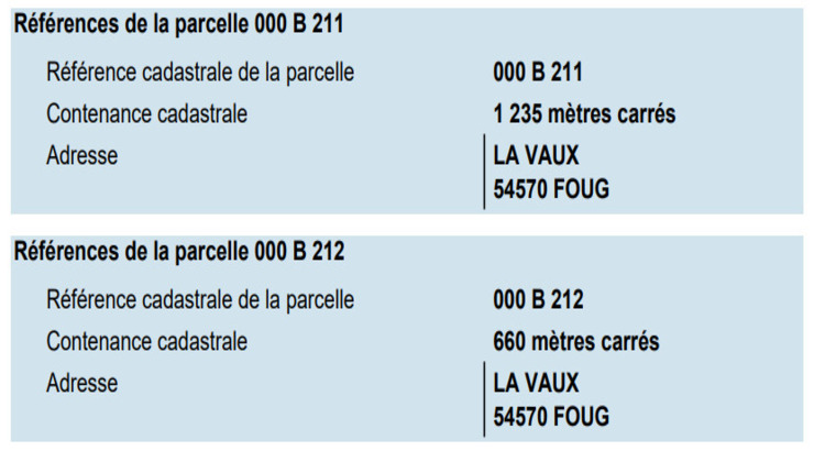 Ma-Cabane - Vente Terrain FOUG, 1895 m²