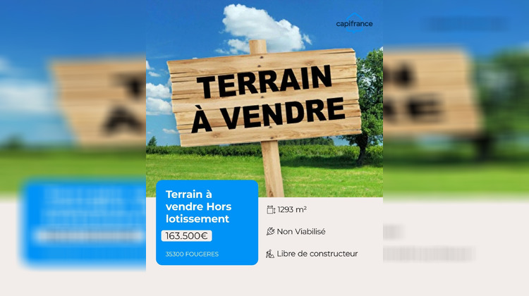 Ma-Cabane - Vente Terrain FOUGERES, 1293 m²