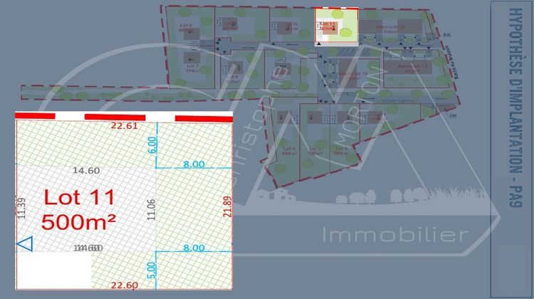 Ma-Cabane - Vente Terrain FRANCHEVILLE, 500 m²