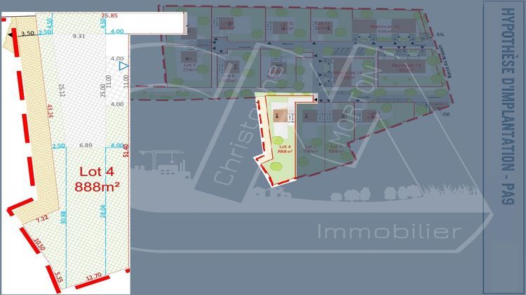 Ma-Cabane - Vente Terrain FRANCHEVILLE, 888 m²