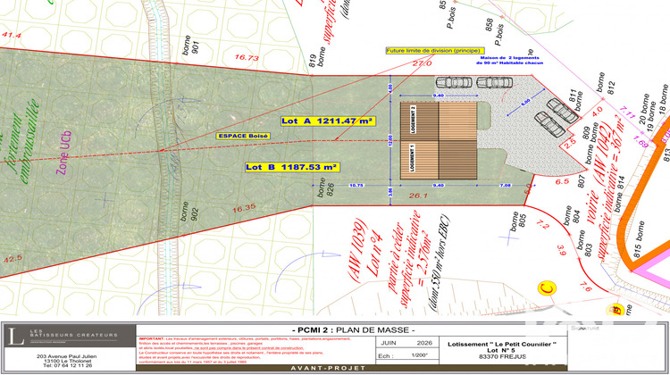 Ma-Cabane - Vente Terrain Fréjus, 2399 m²