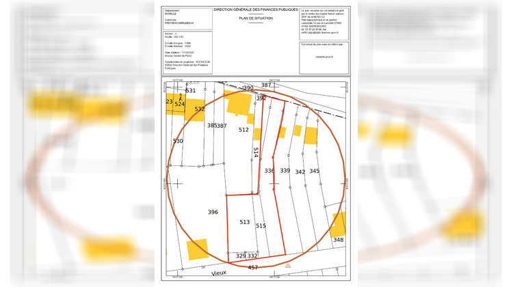 Ma-Cabane - Vente Terrain FREYMING-MERLEBACH, 1348 m²