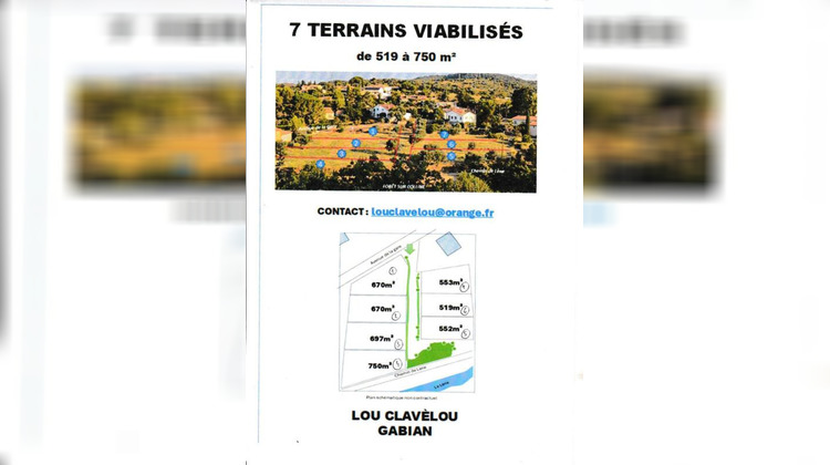 Ma-Cabane - Vente Terrain GABIAN, 670 m²