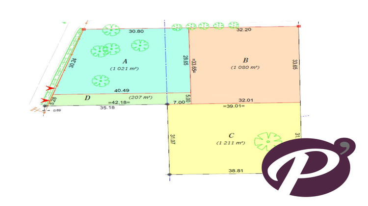Ma-Cabane - Vente Terrain Gardonne, 1080 m²