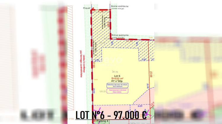 Ma-Cabane - Vente Terrain GENESTON, 532 m²