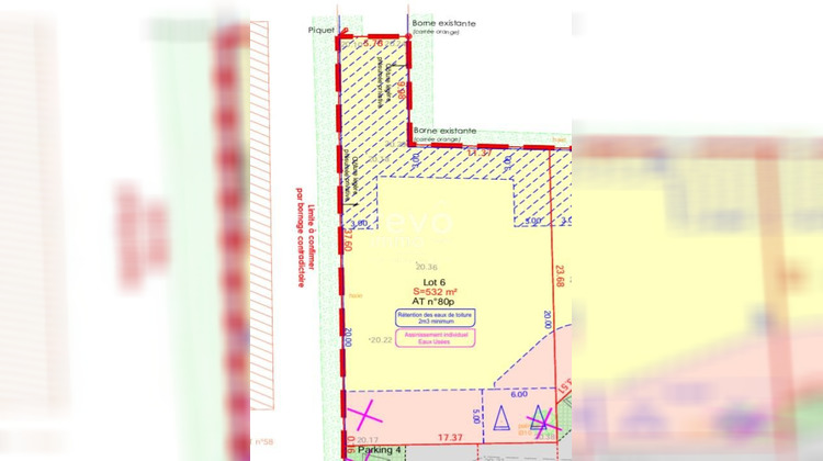 Ma-Cabane - Vente Terrain GENESTON, 532 m²