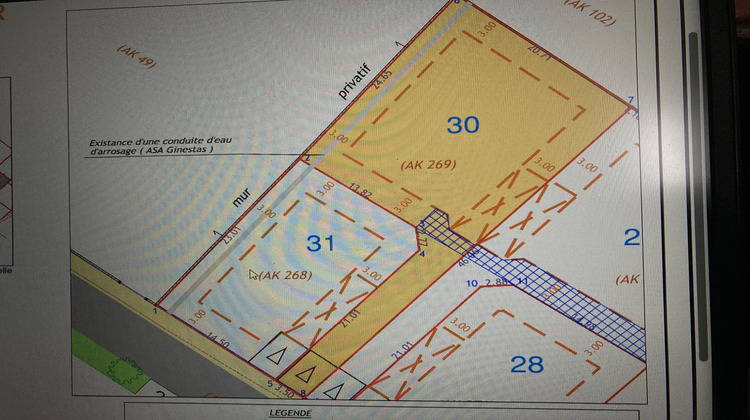 Ma-Cabane - Vente Terrain GINESTAS, 135 m²