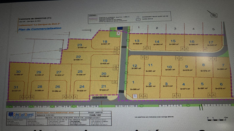 Ma-Cabane - Vente Terrain GINESTAS, 135 m²
