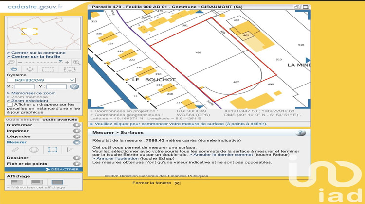 Ma-Cabane - Vente Terrain Giraumont, 7086 m²