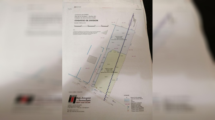 Ma-Cabane - Vente Terrain GIVRY, 1389 m²