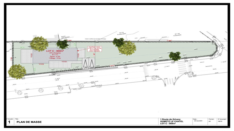 Ma-Cabane - Vente Terrain Gometz-le-Châtel, 969 m²