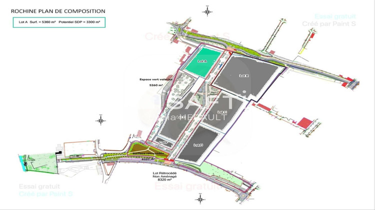 Ma-Cabane - Vente Terrain Gond-Pontouvre, 5360 m²