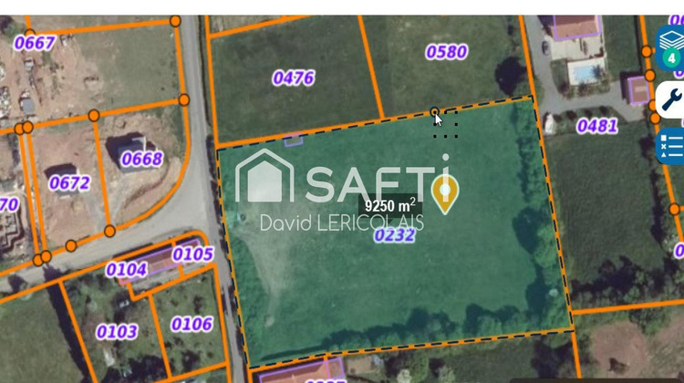 Ma-Cabane - Vente Terrain Graignes-Mesnil-Angot, 9250 m²