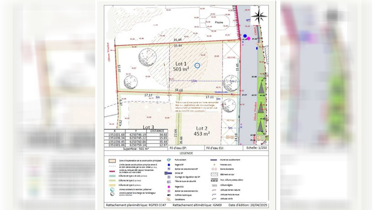 Ma-Cabane - Vente Terrain GRANDCHAMPS-DES-FONTAINES, 501 m²