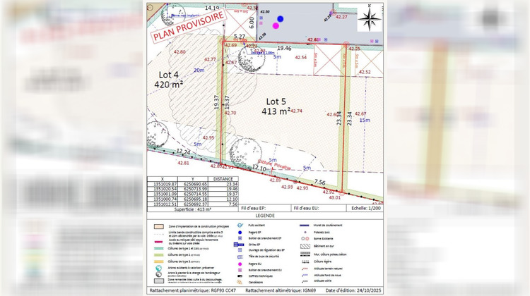Ma-Cabane - Vente Terrain GRANDCHAMPS-DES-FONTAINES, 413 m²