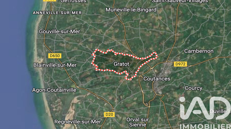 Ma-Cabane - Vente Terrain Gratot, 4551 m²