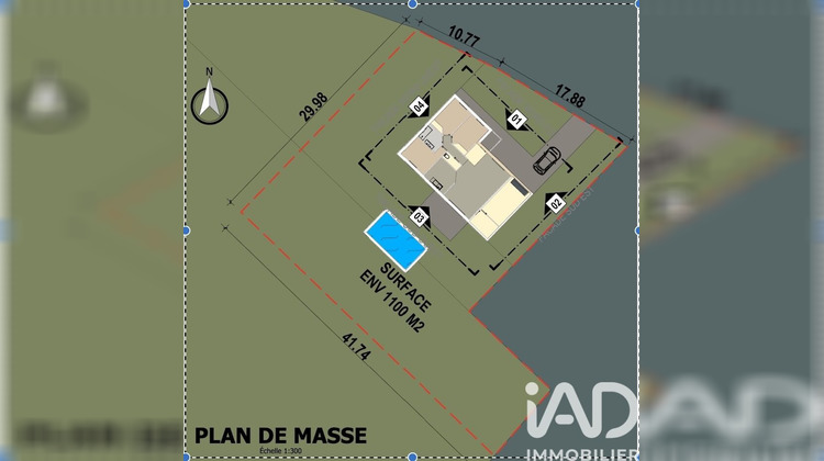 Ma-Cabane - Vente Terrain Grayan-Et-l'Hôpital, 1100 m²