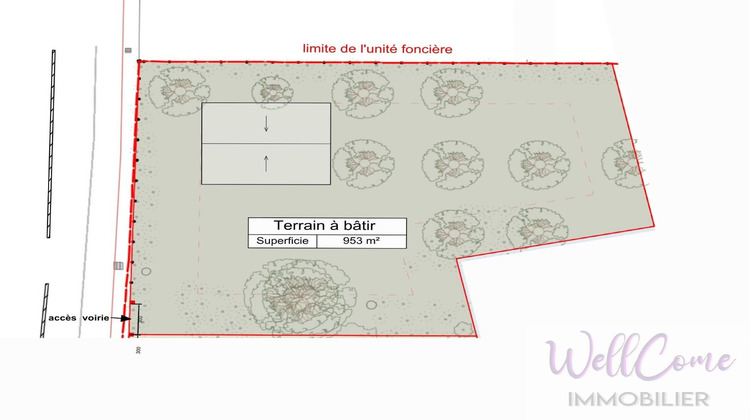 Ma-Cabane - Vente Terrain GRESY SUR AIX, 953 m²
