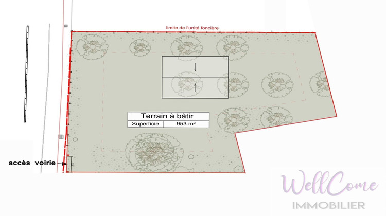 Ma-Cabane - Vente Terrain GRESY SUR AIX, 953 m²