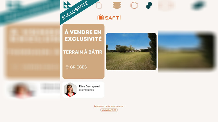 Ma-Cabane - Vente Terrain Grieges, 663 m²