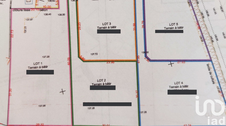 Ma-Cabane - Vente Terrain Grossoeuvre, 1001 m²