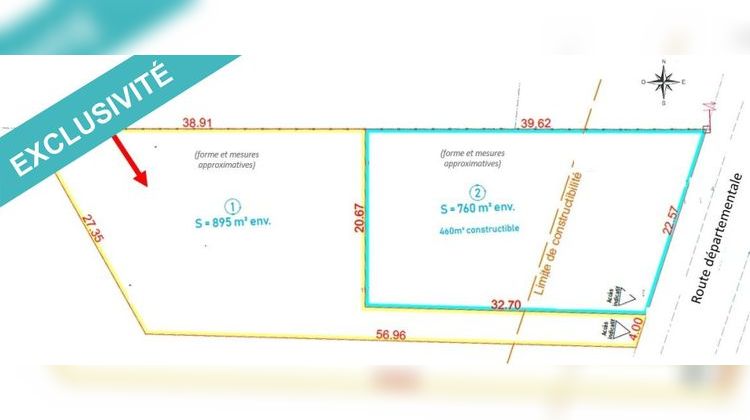 Ma-Cabane - Vente Terrain Guegon, 895 m²