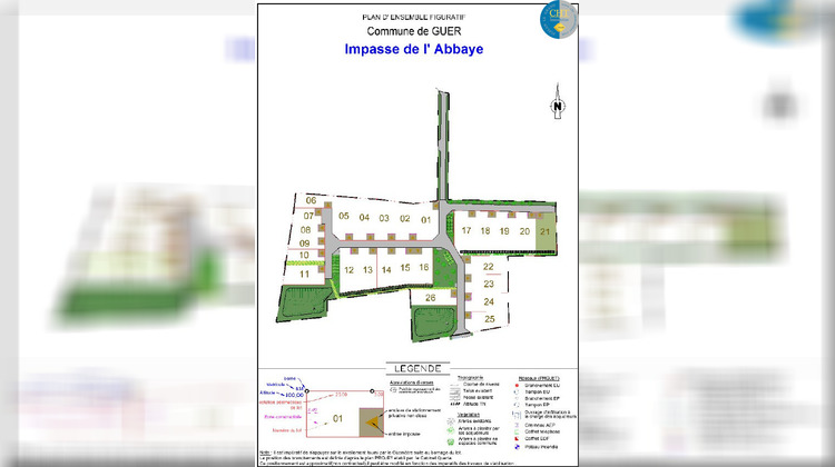 Ma-Cabane - Vente Terrain Guer, 514 m²